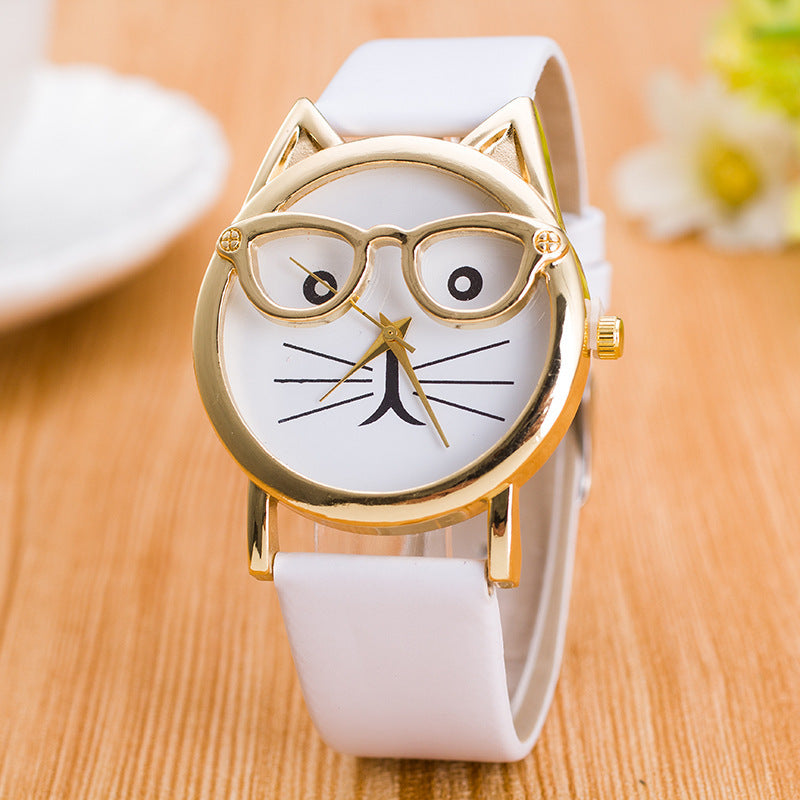 Adorable Cat Face Children’s Watch