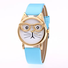 Adorable Cat Face Children’s Watch