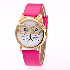 Adorable Cat Face Children’s Watch