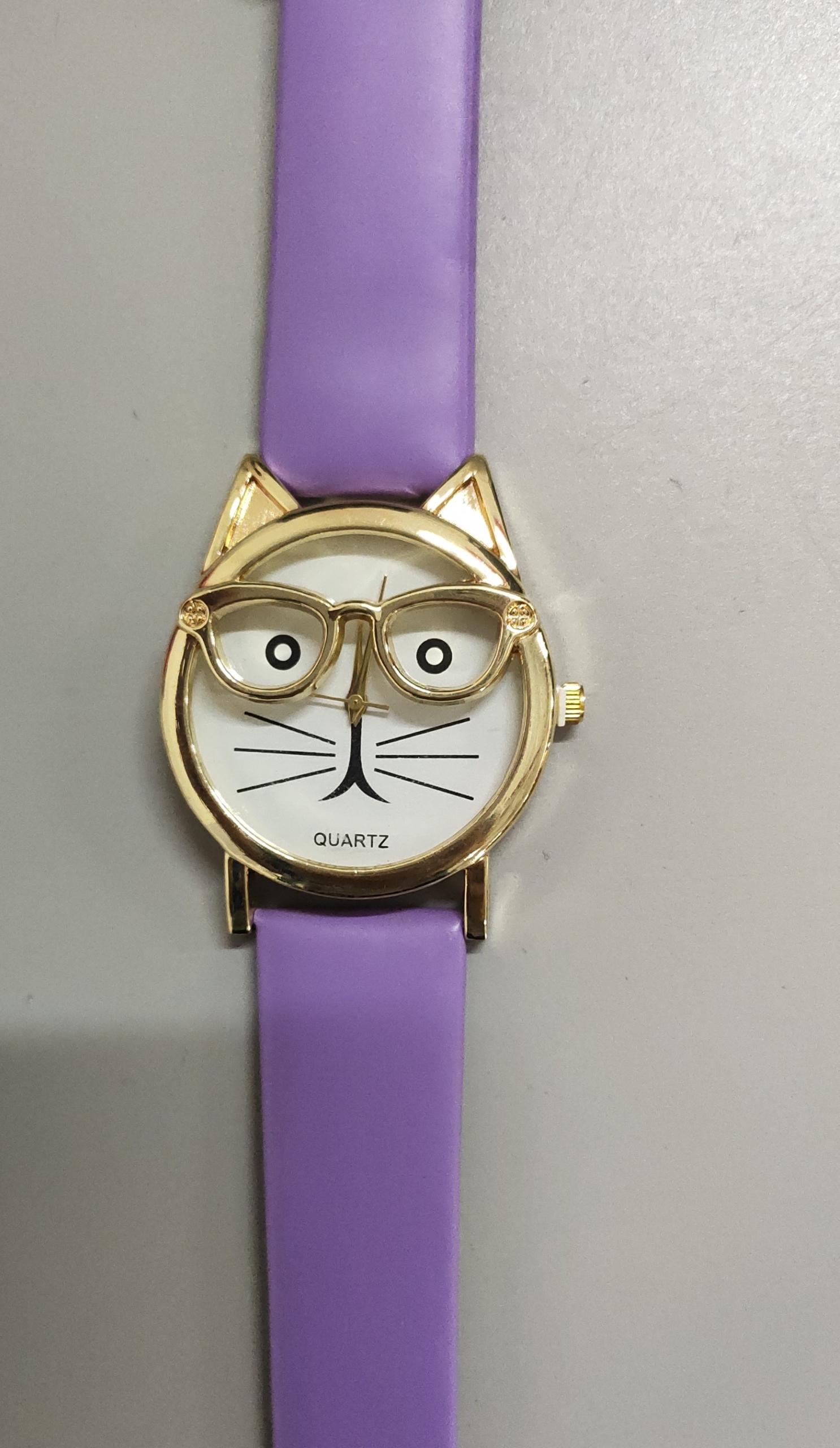 Adorable Cat Face Children’s Watch